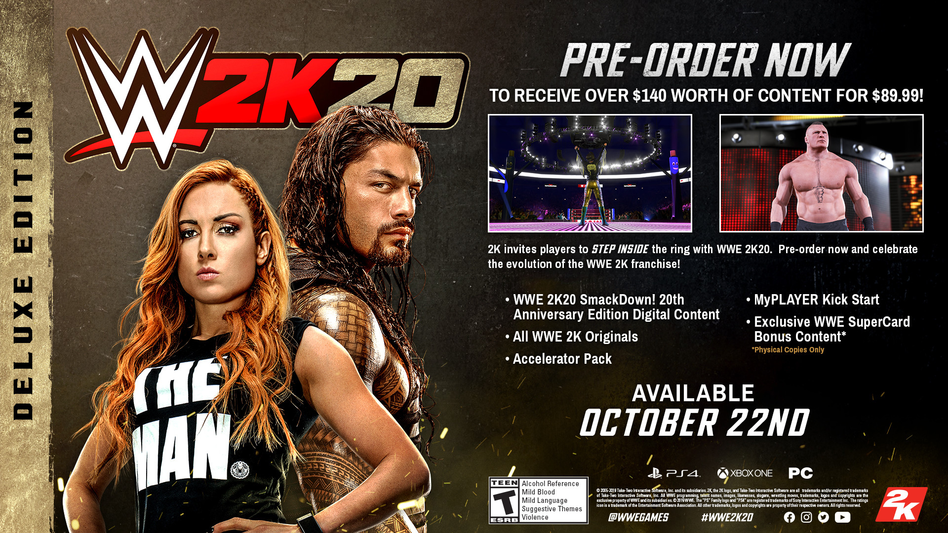 WWE 2K20/单人.同屏多人